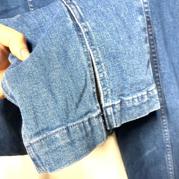 Madewell The Perfect Vintage Jean in Medium Indigo Wash: Seamed Edition 32 - Picture 14 of 16